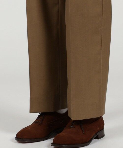 TOMORROWLAND / トゥモローランド スラックス・ドレスパンツ | SUPER120’Sウール 2プリーツ ワイドストレート バレルパンツ | 詳細7