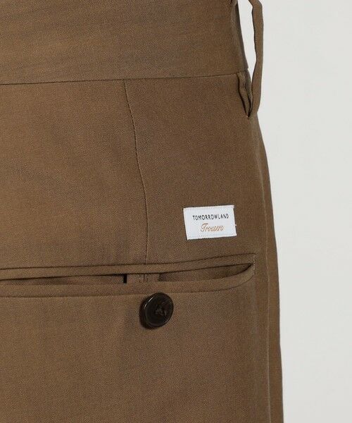 TOMORROWLAND / トゥモローランド スラックス・ドレスパンツ | SUPER120’Sウール 2プリーツ ワイドストレート バレルパンツ | 詳細9
