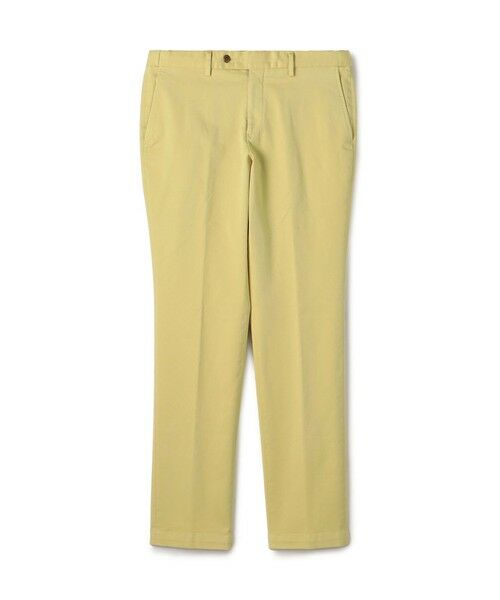 TOMORROWLAND/トゥモローランド コットンポリウレタン イージースラックス SONDRIO 25 イエロー XS