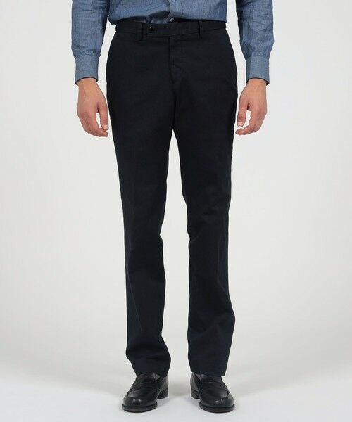 トゥモローランド　スラックス　ワイドテーパード　ブラック1本ネイビー1本　計2本 コットンポリウレタン イージースラックス SONDRIO （スラックス