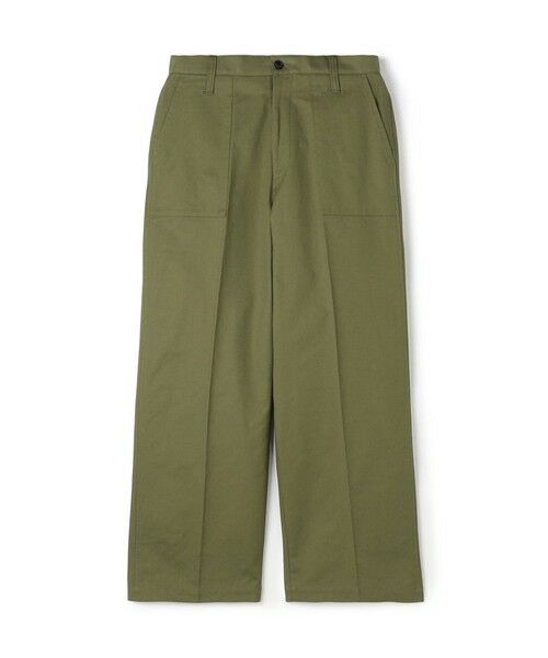 TOMORROWLAND / トゥモローランド チノ・ワークパンツ | コットンドリル ベイカーパンツ SONDRIO（57 カーキ）