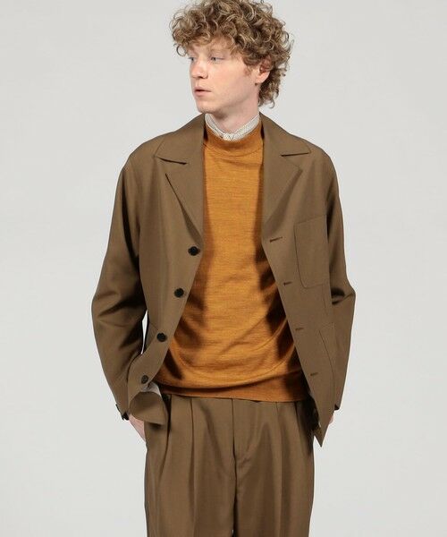TOMORROWLAND / トゥモローランド テーラードジャケット | SUPER120’Sウール シングルブレステッド 4Bバルカラージャケット | 詳細1
