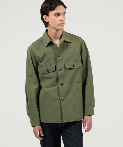 TOMORROWLAND / トゥモローランド ブルゾン | 80/2スーピマコットン ダブルポケットシャツブルゾン BORGHI | 詳細1