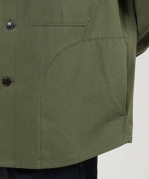 TOMORROWLAND / トゥモローランド ブルゾン | 80/2スーピマコットン ダブルポケットシャツブルゾン BORGHI | 詳細10