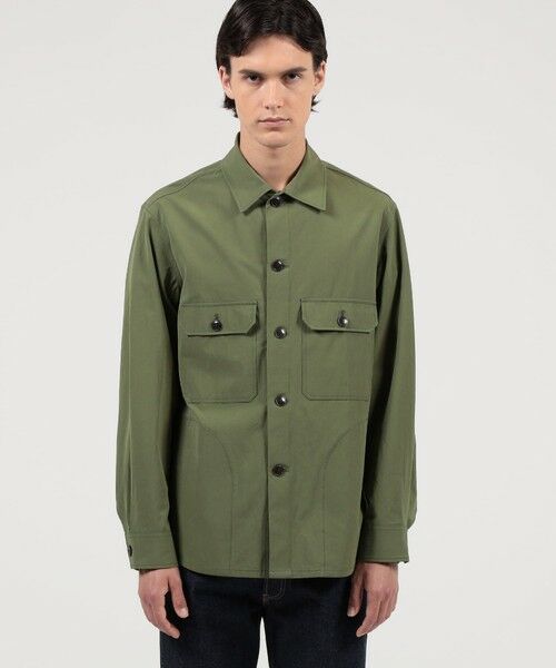 TOMORROWLAND / トゥモローランド ブルゾン | 80/2スーピマコットン ダブルポケットシャツブルゾン BORGHI | 詳細2