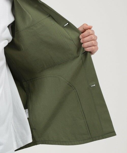 TOMORROWLAND / トゥモローランド ブルゾン | 80/2スーピマコットン ダブルポケットシャツブルゾン BORGHI | 詳細5
