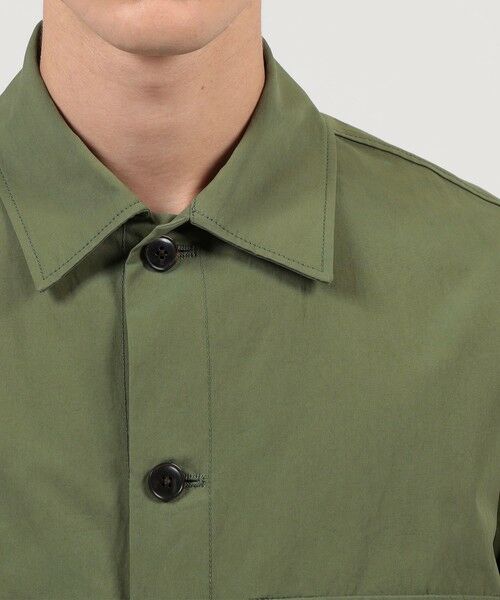 TOMORROWLAND / トゥモローランド ブルゾン | 80/2スーピマコットン ダブルポケットシャツブルゾン BORGHI | 詳細6