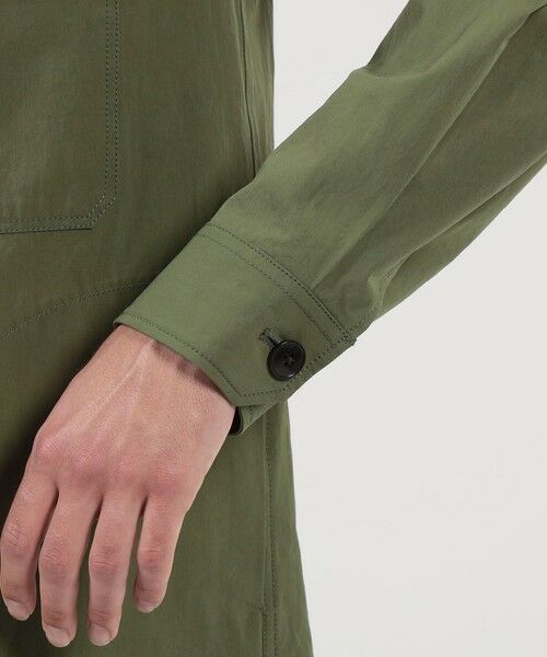 TOMORROWLAND / トゥモローランド ブルゾン | 80/2スーピマコットン ダブルポケットシャツブルゾン BORGHI | 詳細8