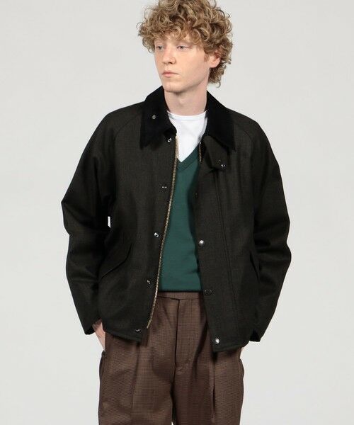 TOMORROWLAND / トゥモローランド ブルゾン | 【別注】Barbour TRASPORT ウールブルゾン DORMEIUL | 詳細1