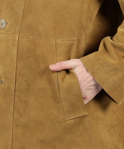 TOMORROWLAND / トゥモローランド その他アウター | ゴートスウェード シングルブレステッド ハーフコート | 詳細10