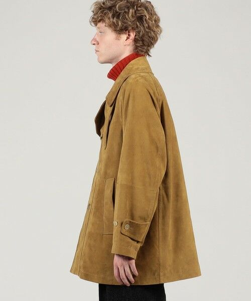 TOMORROWLAND / トゥモローランド その他アウター | ゴートスウェード シングルブレステッド ハーフコート | 詳細3