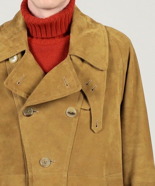 TOMORROWLAND / トゥモローランド その他アウター | ゴートスウェード シングルブレステッド ハーフコート | 詳細7