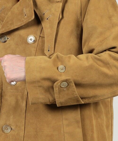 TOMORROWLAND / トゥモローランド その他アウター | ゴートスウェード シングルブレステッド ハーフコート | 詳細8