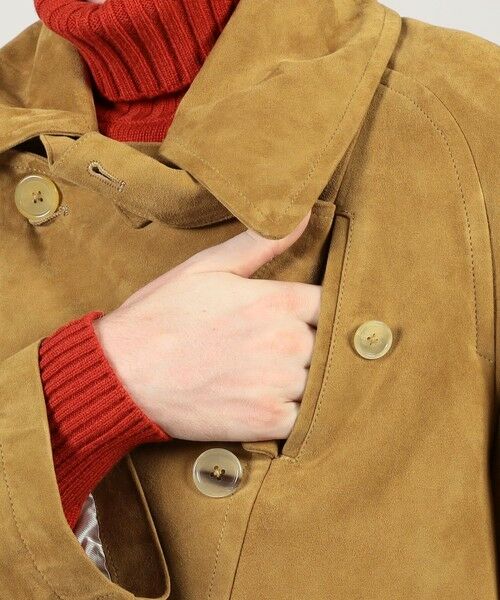 TOMORROWLAND / トゥモローランド その他アウター | ゴートスウェード シングルブレステッド ハーフコート | 詳細9