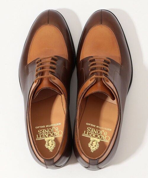 TOMORROWLAND / トゥモローランド フラットシューズ | 【別注】 CROCKETT&JONES SHELTON5 アンティークカーフレザー Uチップ レザーシューズ | 詳細7