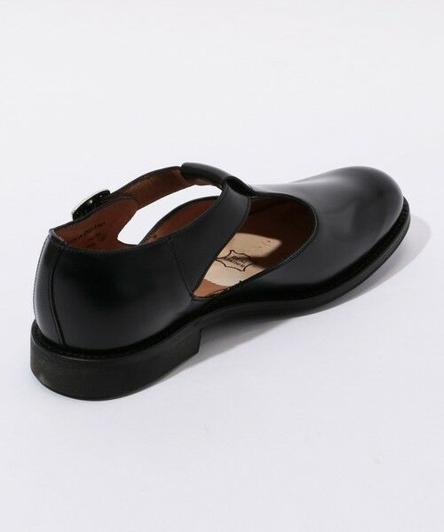 TOMORROWLAND / トゥモローランド フラットシューズ | SANDERS ポリッシュドレザー Tストラップ ミリタリーサンダル | 詳細4