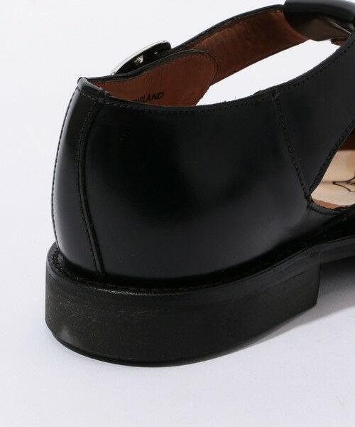 TOMORROWLAND / トゥモローランド フラットシューズ | SANDERS ポリッシュドレザー Tストラップ ミリタリーサンダル | 詳細6