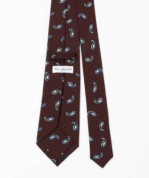TOMORROWLAND / トゥモローランド ネクタイ | ERRICO FORMICOLA シルクプリント ペイズリー柄ネクタイ | 詳細2
