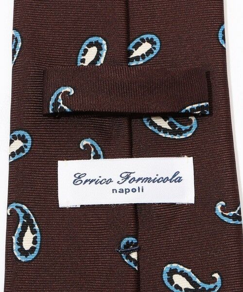 TOMORROWLAND / トゥモローランド ネクタイ | ERRICO FORMICOLA シルクプリント ペイズリー柄ネクタイ | 詳細3