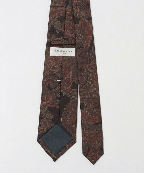 TOMORROWLAND / トゥモローランド ネクタイ | TOMORROWLAND シルクプリント ペイズリー柄ネクタイ | 詳細2