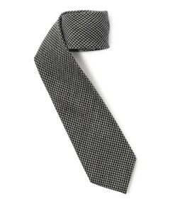 TOMORROWLAND / トゥモローランド ネクタイ | TOMORROWLAND ウールシルク ハウンドトゥース柄ネクタイ