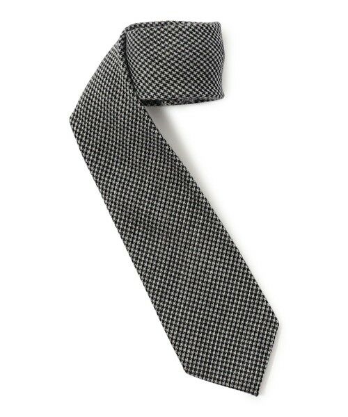 TOMORROWLAND / トゥモローランド ネクタイ | TOMORROWLAND ウールシルク ハウンドトゥース柄ネクタイ | 詳細1
