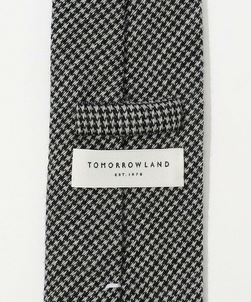 TOMORROWLAND / トゥモローランド ネクタイ | TOMORROWLAND ウールシルク ハウンドトゥース柄ネクタイ | 詳細3