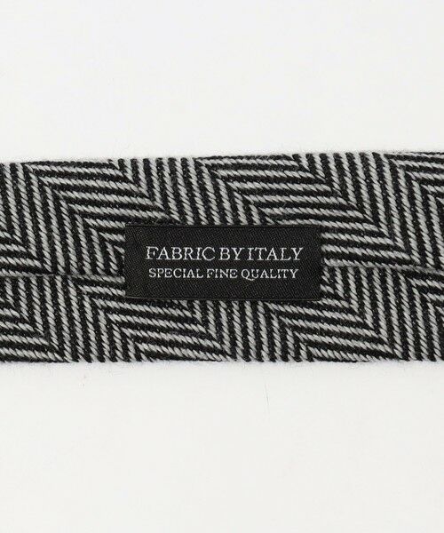 TOMORROWLAND / トゥモローランド ネクタイ | TOMORROWLAND ウールシルク ヘリンボーン柄ネクタイ | 詳細4