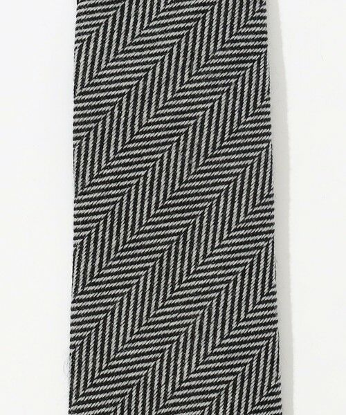 TOMORROWLAND / トゥモローランド ネクタイ | TOMORROWLAND ウールシルク ヘリンボーン柄ネクタイ | 詳細5