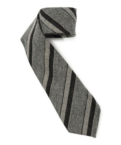 TOMORROWLAND / トゥモローランド ネクタイ | TOMORROWLAND ウール レジメンタルストライプネクタイ | 詳細1