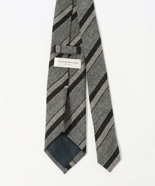 TOMORROWLAND / トゥモローランド ネクタイ | TOMORROWLAND ウール レジメンタルストライプネクタイ | 詳細2