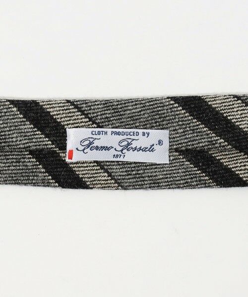 TOMORROWLAND / トゥモローランド ネクタイ | TOMORROWLAND ウール レジメンタルストライプネクタイ | 詳細4