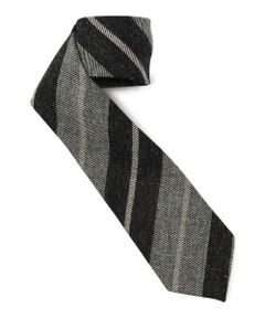 TOMORROWLAND / トゥモローランド ネクタイ | TOMORROWLAND ウール レジメンタルストライプネクタイ