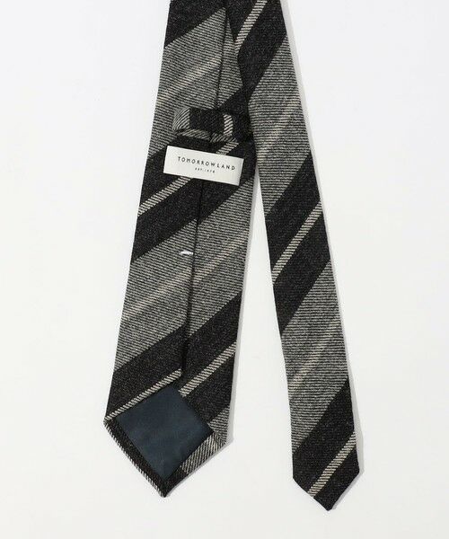 TOMORROWLAND / トゥモローランド ネクタイ | TOMORROWLAND ウール レジメンタルストライプネクタイ | 詳細2