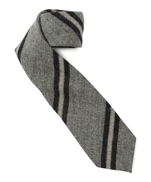 TOMORROWLAND / トゥモローランド ネクタイ | TOMORROWLAND ウール レジメンタルストライプネクタイ | 詳細1