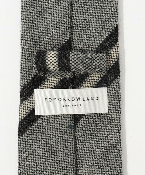 TOMORROWLAND / トゥモローランド ネクタイ | TOMORROWLAND ウール レジメンタルストライプネクタイ | 詳細3