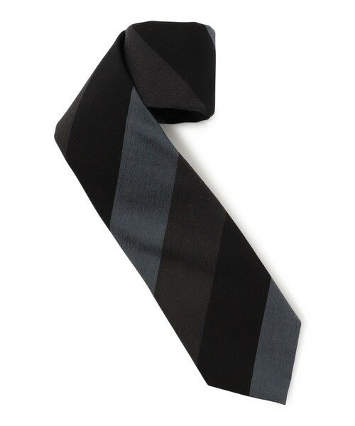 TOMORROWLAND / トゥモローランド ネクタイ | TOMORROWLAND シルク レジメンタルストライプネクタイ(18 グレー系)