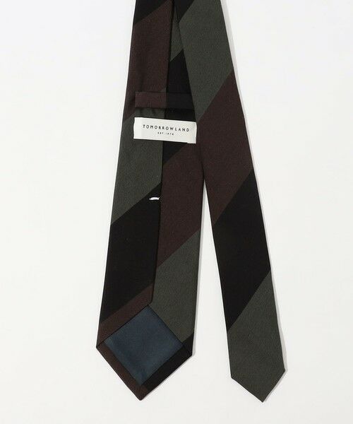 TOMORROWLAND / トゥモローランド ネクタイ | TOMORROWLAND シルク レジメンタルストライプネクタイ | 詳細2