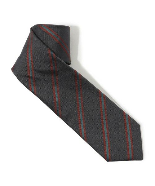 TOMORROWLAND / トゥモローランド ネクタイ | TOMORROWLAND シルクジャガード レジメンタルストライプネクタイ | 詳細1