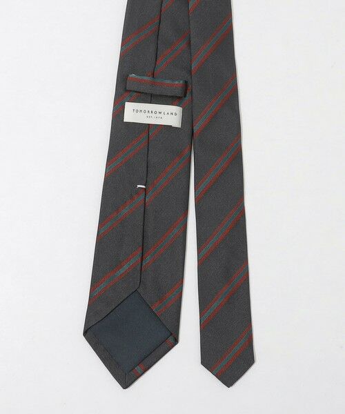 TOMORROWLAND / トゥモローランド ネクタイ | TOMORROWLAND シルクジャガード レジメンタルストライプネクタイ | 詳細2