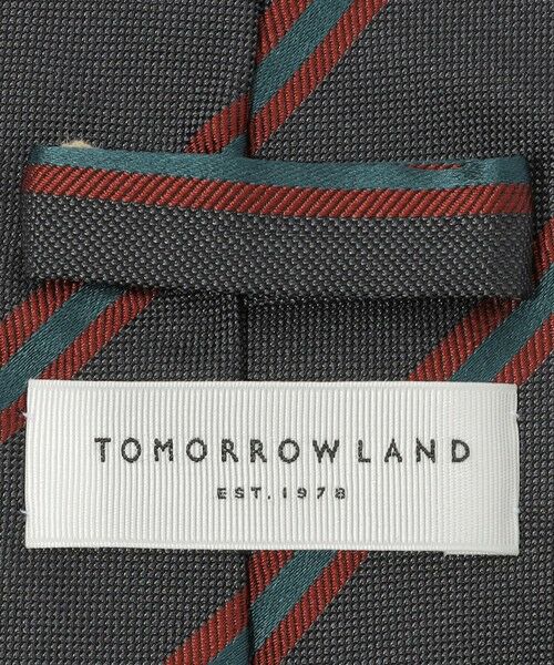 TOMORROWLAND / トゥモローランド ネクタイ | TOMORROWLAND シルクジャガード レジメンタルストライプネクタイ | 詳細3