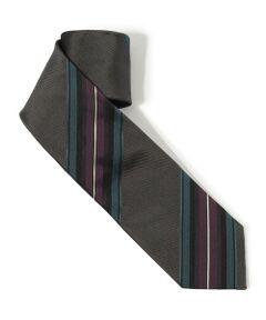 TOMORROWLAND / トゥモローランド ネクタイ | TOMORROWLAND シルクジャガード レジメンタルストライプネクタイ