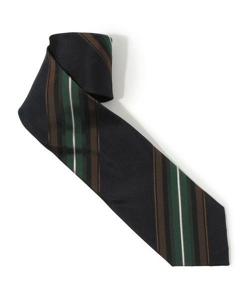 TOMORROWLAND / トゥモローランド ネクタイ | TOMORROWLAND シルクジャガード レジメンタルストライプネクタイ | 詳細1