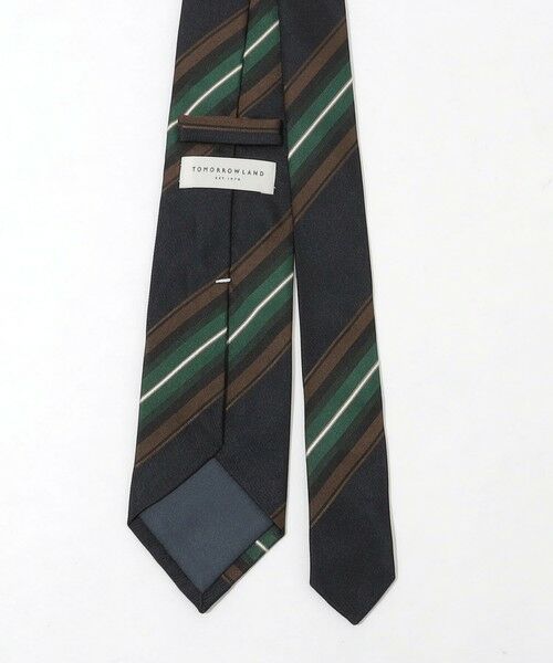 TOMORROWLAND / トゥモローランド ネクタイ | TOMORROWLAND シルクジャガード レジメンタルストライプネクタイ | 詳細2