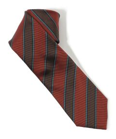 TOMORROWLAND / トゥモローランド ネクタイ | TOMORROWLAND シルクジャガード レジメンタルストライプネクタイ