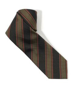 TOMORROWLAND / トゥモローランド ネクタイ | TOMORROWLAND シルクジャガード レジメンタルストライプネクタイ