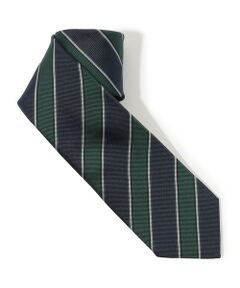 TOMORROWLAND / トゥモローランド ネクタイ | TOMORROWLAND シルクジャガード レジメンタルストライプネクタイ