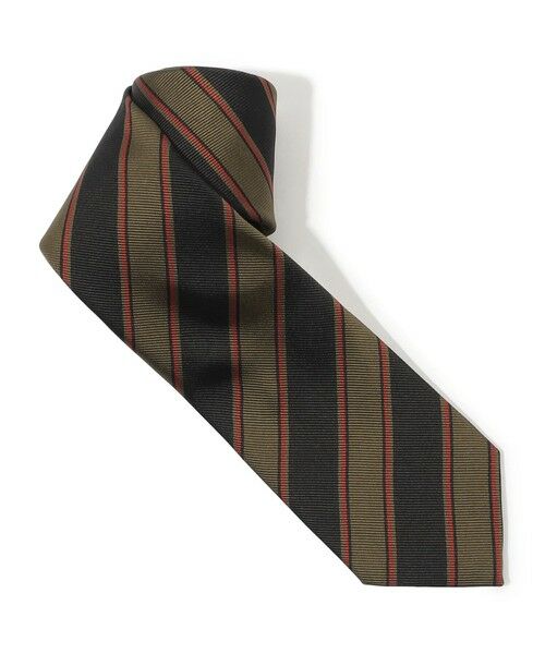 TOMORROWLAND / トゥモローランド ネクタイ | TOMORROWLAND シルクジャガード レジメンタルストライプネクタイ | 詳細1