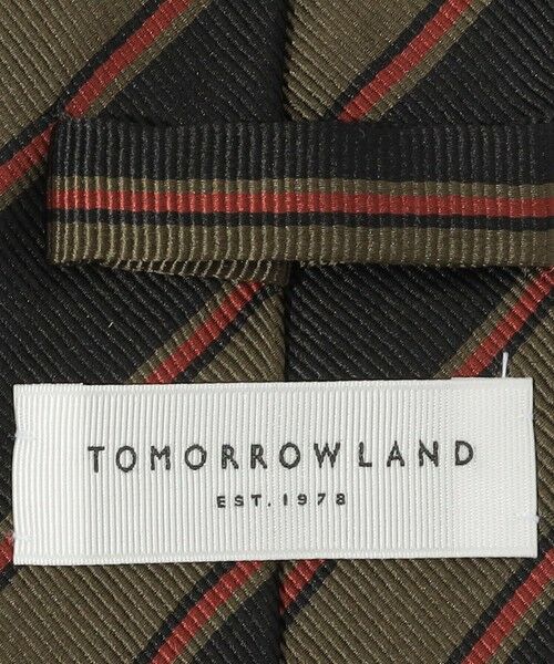 TOMORROWLAND / トゥモローランド ネクタイ | TOMORROWLAND シルクジャガード レジメンタルストライプネクタイ | 詳細3