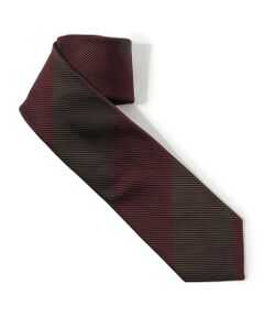 TOMORROWLAND / トゥモローランド ネクタイ | TOMORROWLAND シルクジャガード レジメンタルストライプネクタイ